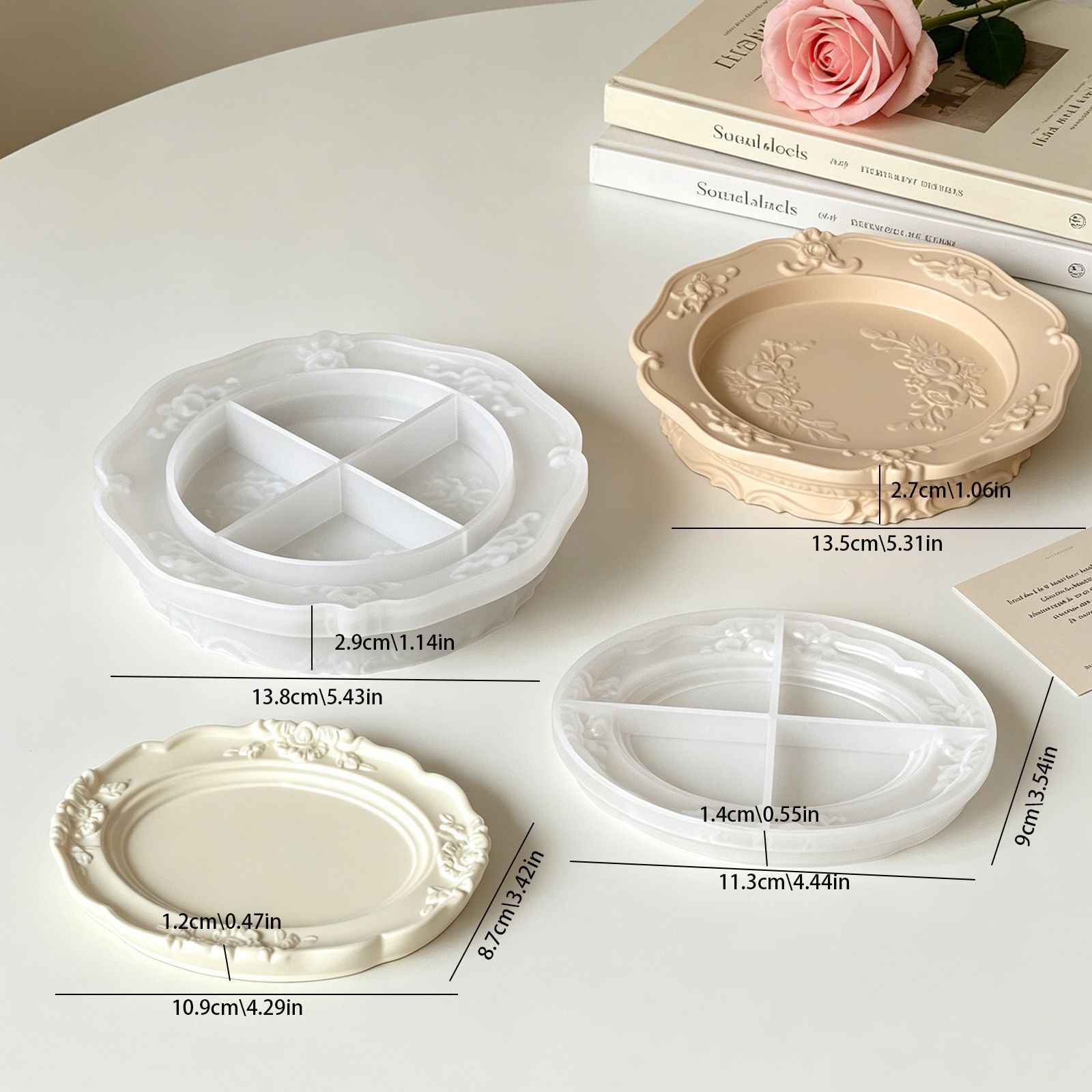 Elegante Vintage Barock-Spitze – Soap Making Tray Bewertung und Preis