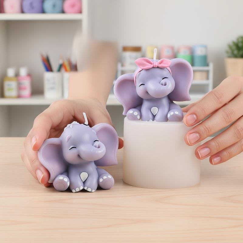 Niedliche 3D-Elefanten-Silikon – Soap Making Gloves Bewertung und Preis