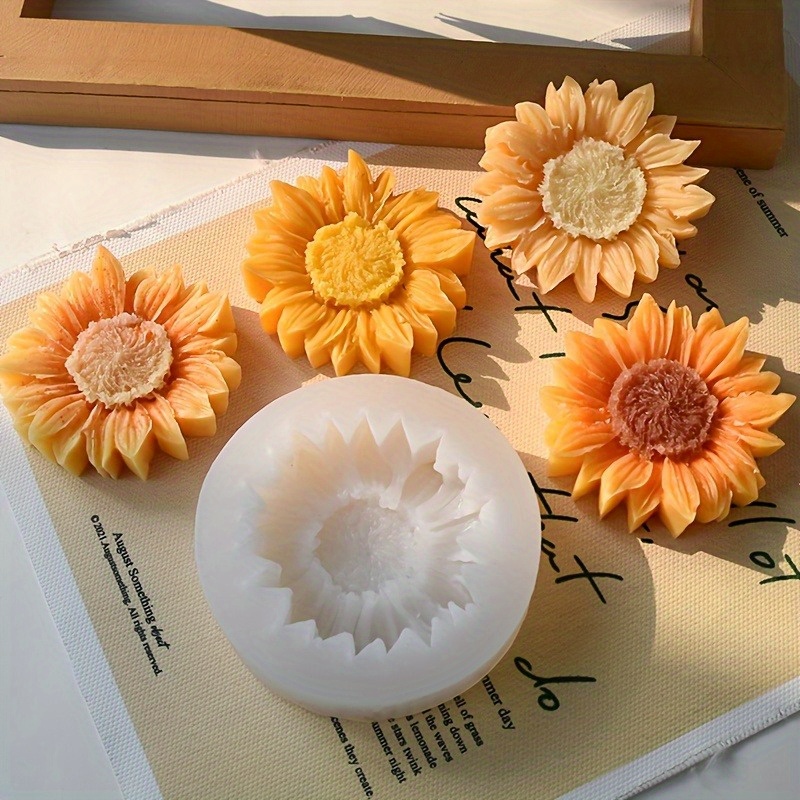 Lebendige 3D-Sonnenblumen-Sili – Soap Making Gloves Bewertung und Preis
