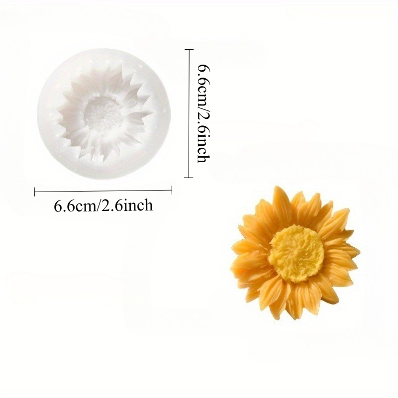 Lebendige 3D-Sonnenblumen-Sili – Soap Making Gloves Bewertung und Preis