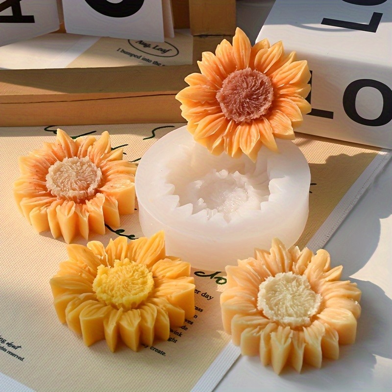 Lebendige 3D-Sonnenblumen-Sili – Soap Making Gloves Bewertung und Preis