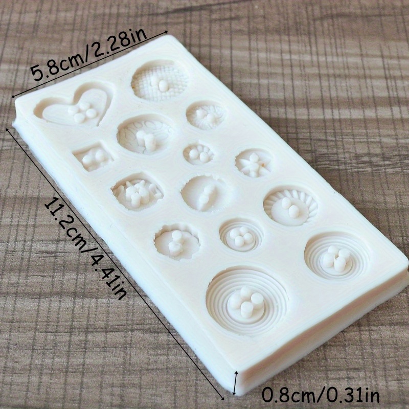 Knopfförmige Silikonform für S – Soap Making Gloves Bewertung und Preis