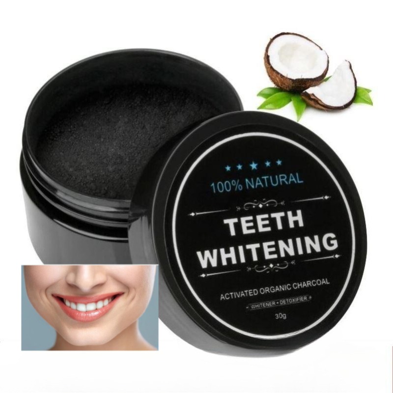 1 Box Aktivkohle-Zahnaufhellun – Activated Charcoal Powder Bewertung und Preis
