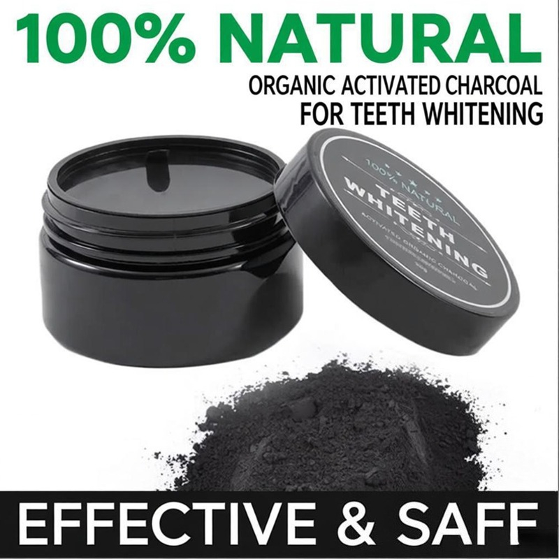 Natürliches Aktivkohle-Zahnwei – Activated Charcoal Powder Bewertung und Preis